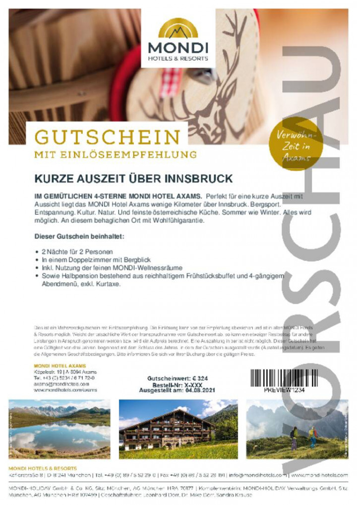 KURZE AUSZEIT ÜBER INNSBRUCK